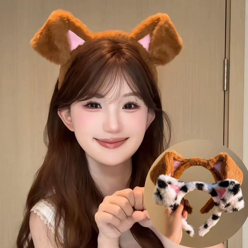 Spotted Dogs Folded Ear Hairba - Winter Headband Fleece incelemesi ve fiyatı