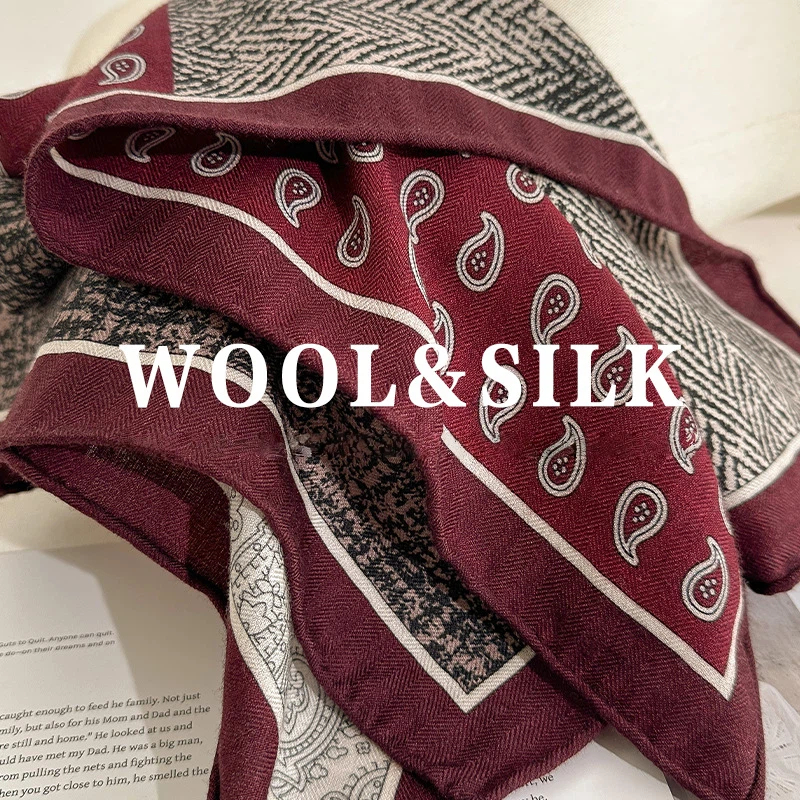 2026 Winter Luxury Designer Sc - Wool Scarf Men incelemesi ve fiyatı