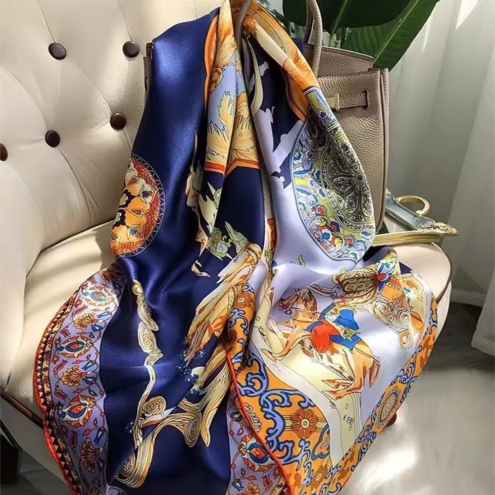 BYSIFA|Blue Luxury Femmes 100% - Shawl Wrap Winter incelemesi ve fiyatı