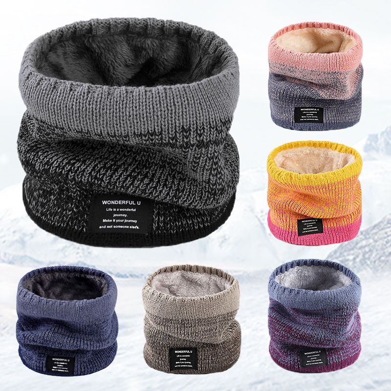 Winter Women Men's Knitted Gra - Wool Scarf Men incelemesi ve fiyatı