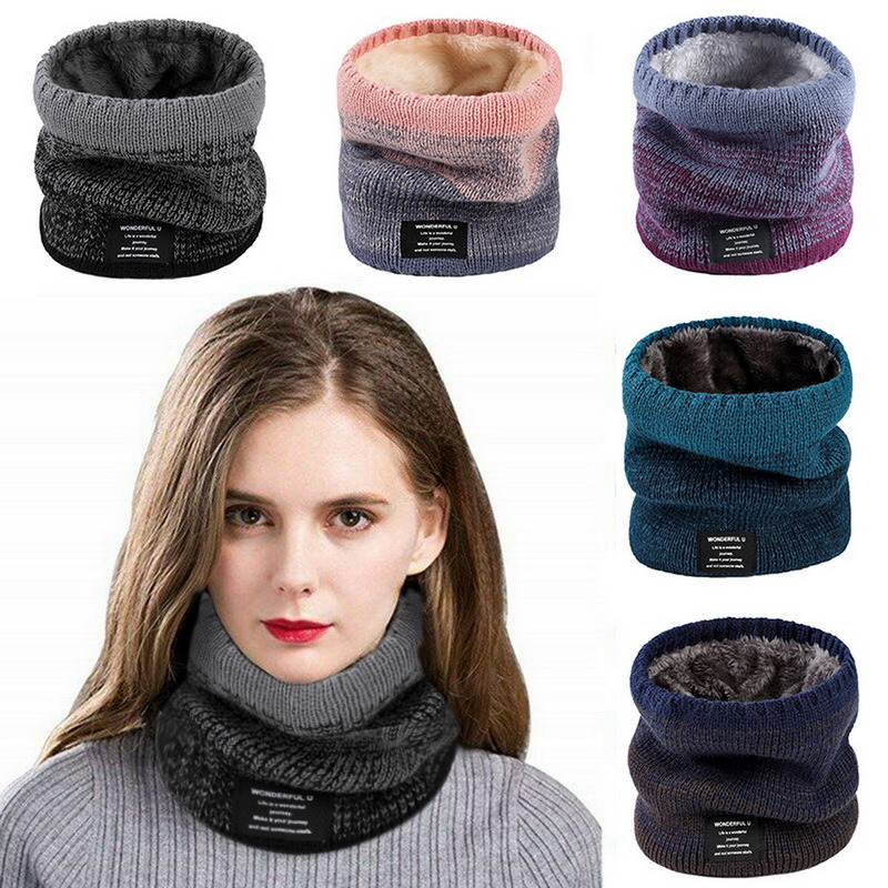 Winter Women Men's Knitted Gra - Wool Scarf Men incelemesi ve fiyatı