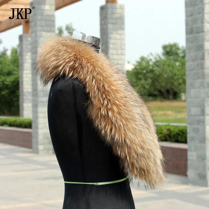 Natural Fur Collar Real raccoo - Shawl Wrap Winter incelemesi ve fiyatı