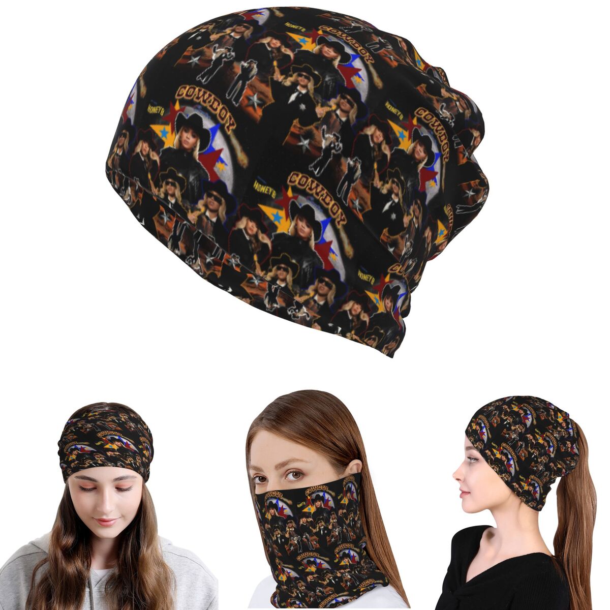Cowboy Carter Beyonce New Albu - Knit Beanie Hat Warm incelemesi ve fiyatı