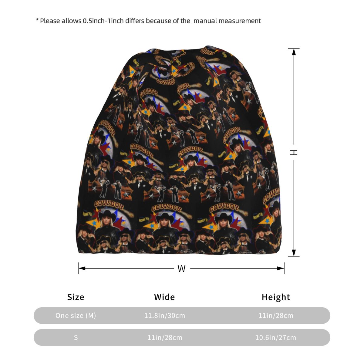 Cowboy Carter Beyonce New Albu - Knit Beanie Hat Warm incelemesi ve fiyatı