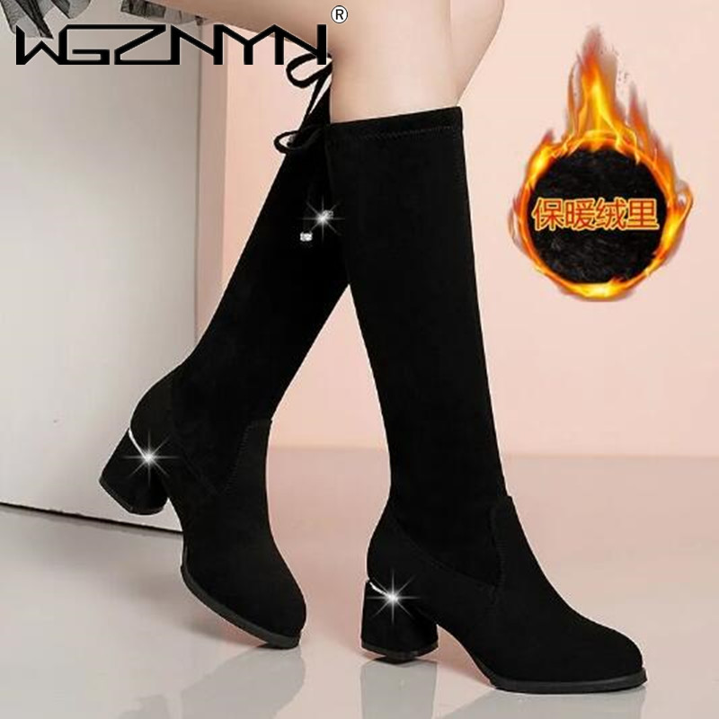 Women Autumn Winter Black Knee - Waterproof Winter Boot incelemesi ve fiyatı