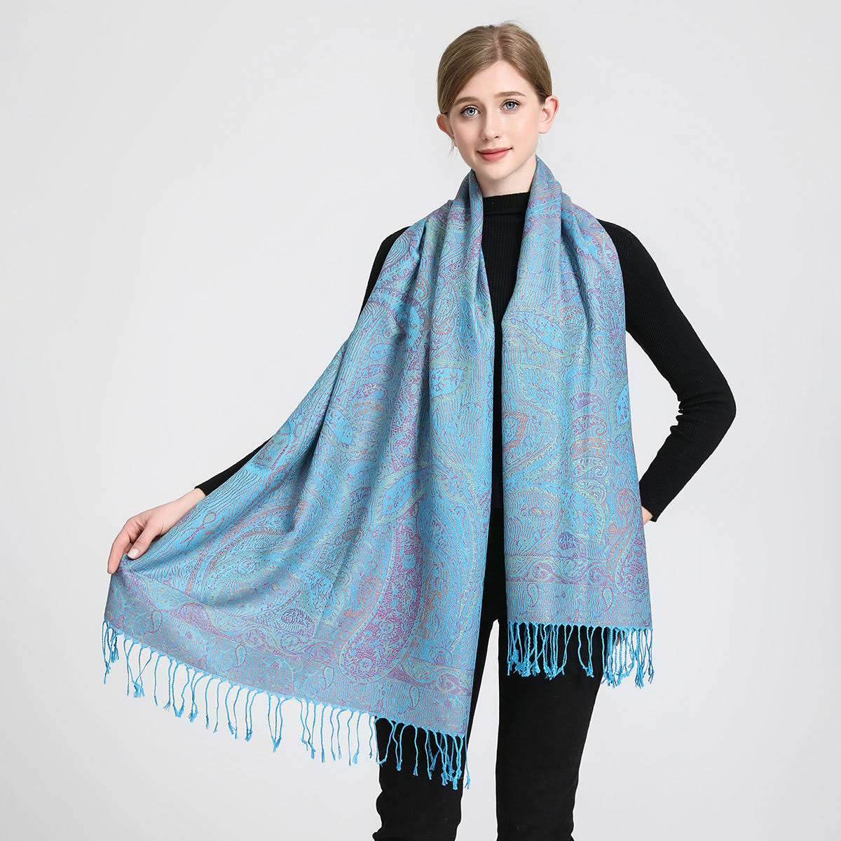 Tassel Blanket Design Thick Pa - Cashmere Pashmina Wrap incelemesi ve fiyatı