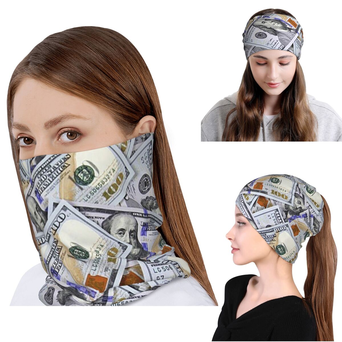 Giant Money Background 100 Dol - Knit Beanie Hat Warm incelemesi ve fiyatı