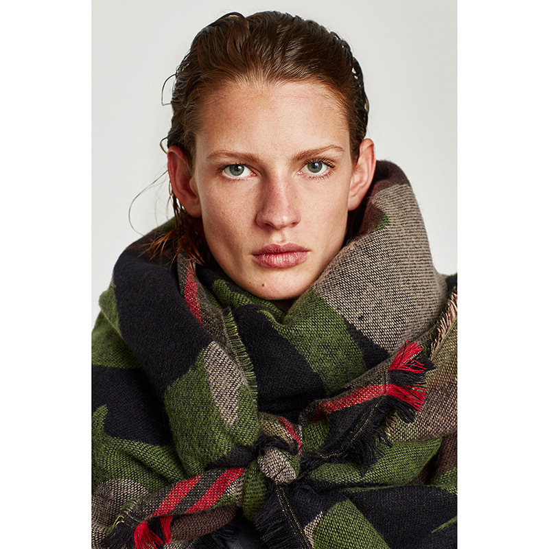 Camouflage Leopard Print Echar - Cashmere Pashmina Wrap incelemesi ve fiyatı