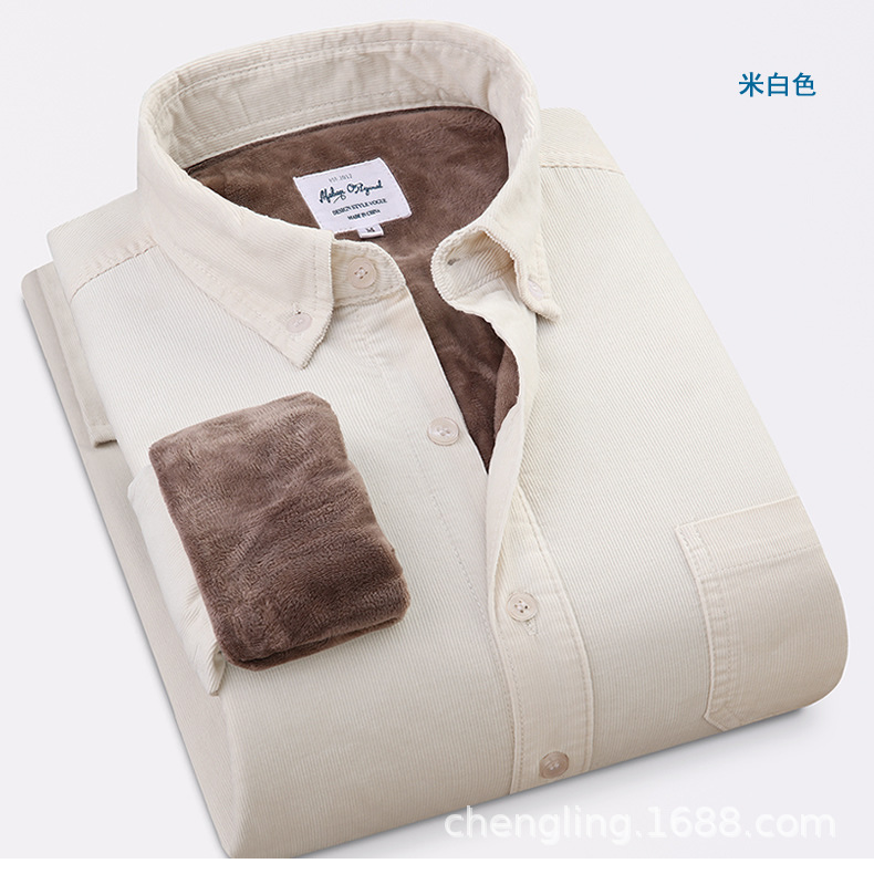 Corduroy Warm Shirts Cotton Pl - Flannel Shirt Lined incelemesi ve fiyatı
