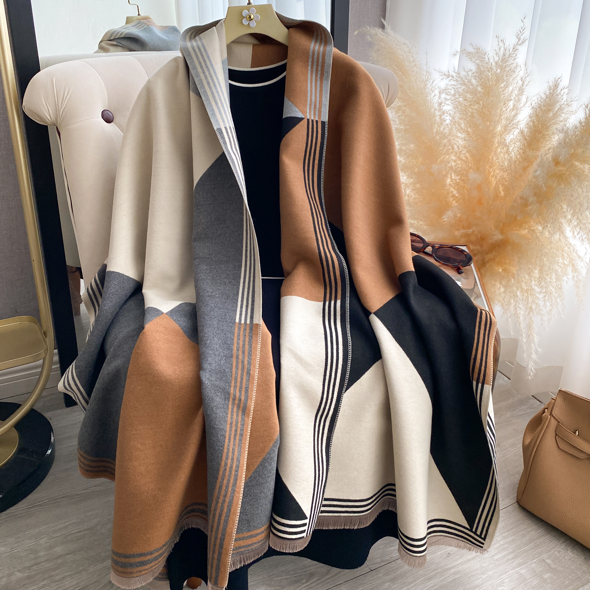 2025 Luxury Winter Cashmere Sc - Cashmere Pashmina Wrap incelemesi ve fiyatı