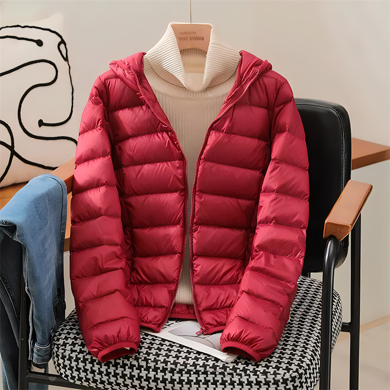 Plus Size Women Hooded Korean  - Down Jacket Packable incelemesi ve fiyatı