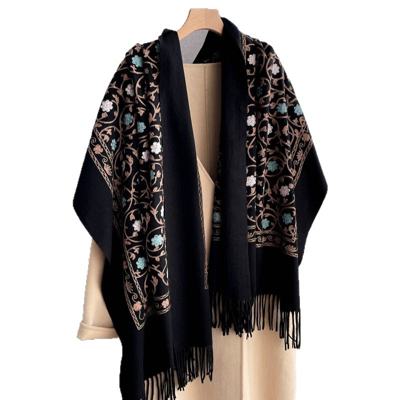 2025 New Embroidery Cashmere S - Cashmere Pashmina Wrap incelemesi ve fiyatı