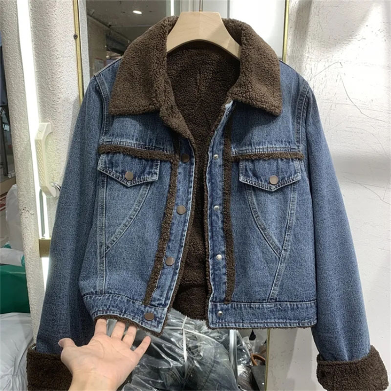 Thickened Denim Winter Coat Co - Down Jacket Packable incelemesi ve fiyatı