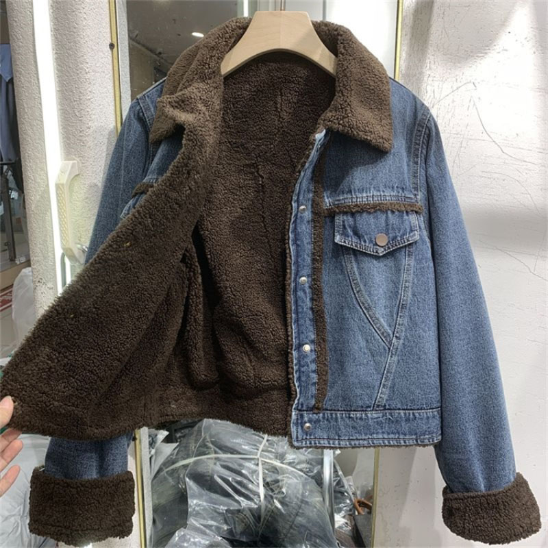 Thickened Denim Winter Coat Co - Down Jacket Packable incelemesi ve fiyatı