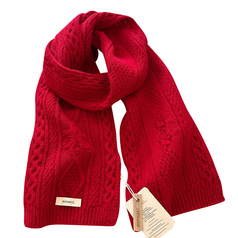Luxury 100% Wool Scarf Women M - Shawl Wrap Winter incelemesi ve fiyatı