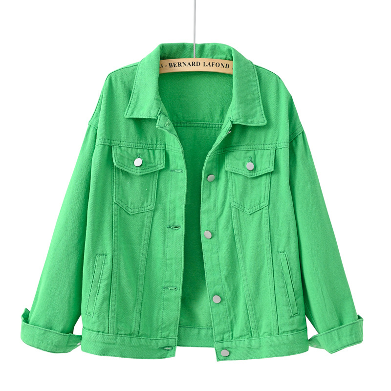 Solid Short Women's Denim Coat - Down Jacket Packable incelemesi ve fiyatı