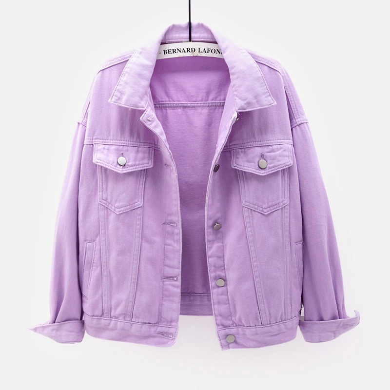 Solid Short Women's Denim Coat - Down Jacket Packable incelemesi ve fiyatı
