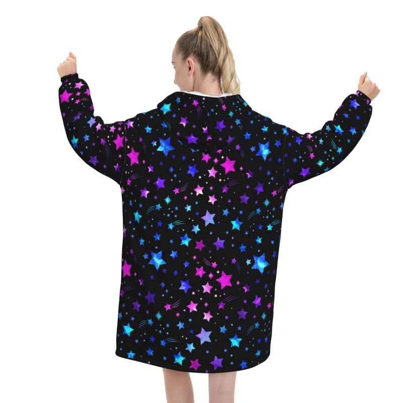 Space Galaxy Constellation Zod - Sherpa Hoodie Fleece incelemesi ve fiyatı