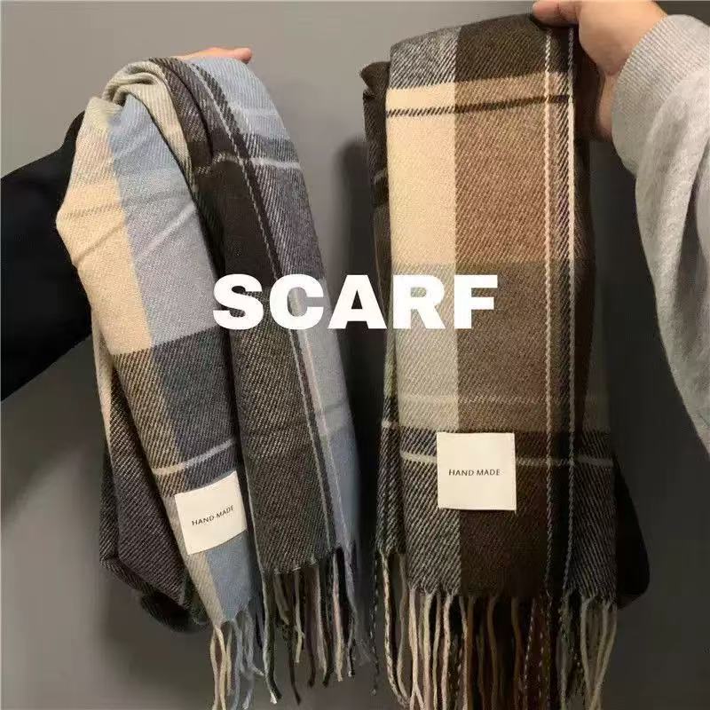 1 pc Fashionable and warm Brit - Wool Scarf Men incelemesi ve fiyatı